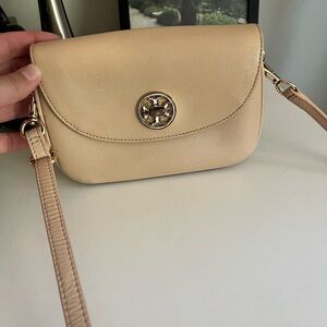 Tory Burch Cream Crossbody Bag